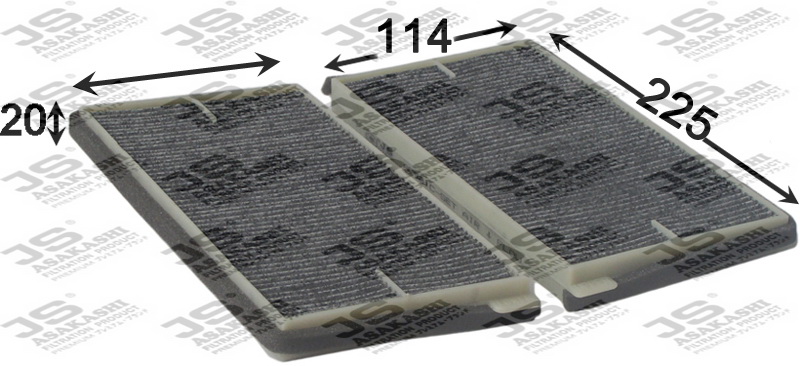 AC981CSET JS ASAKASHI Фильтр салона